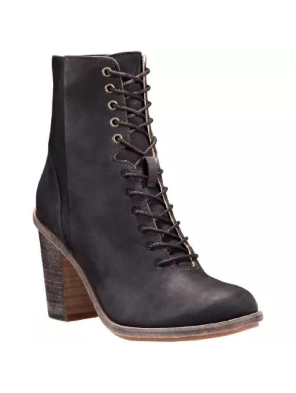 Timberland Marge Mid Distressed Lace Up Waterproof Leather Boots Grey Size 6
